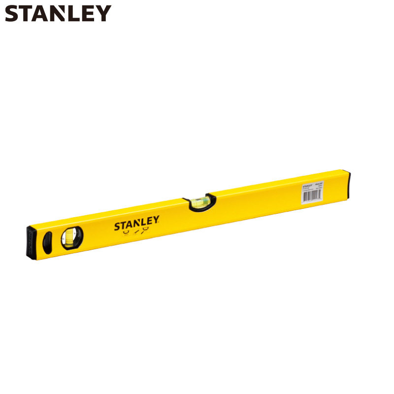 史丹利铝合金超平盒式水平尺1米三水泡水平仪靠尺STHT43105-8-23
