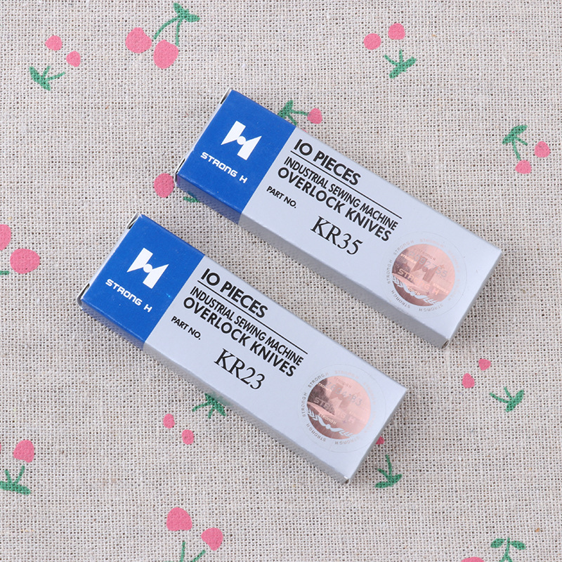 强信刀片 KR23 KR35银箭747 737拷边机三四线包缝机通用上下刀片