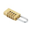 Small all -bronze wheel password hanging lock (21mm4 wheel) Yiwu copper password hanging lock spot white box packaging