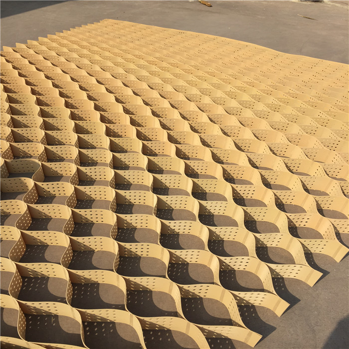 塑料蜂巢土工格室蜂巢约束系统土工格室高强路基加固蜂巢土工网