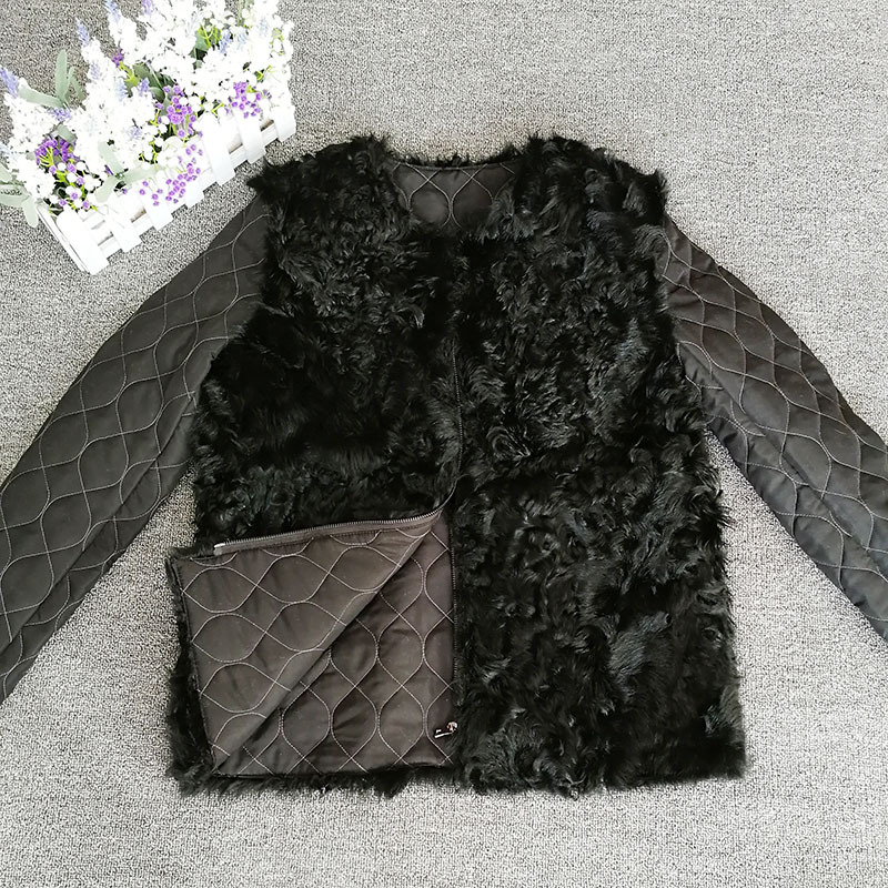 2018冬季新款羊毛内胆 冬装羊羔毛内胆内衬 里外两穿羊毛皮草定制|ru