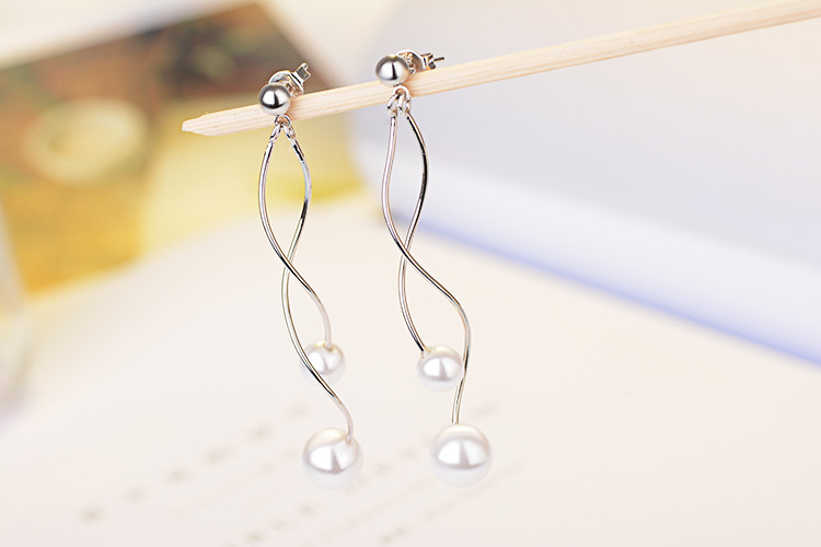 Boucles d oreilles pendantes Femme en Argenterie - Ref 3101351 Image 11