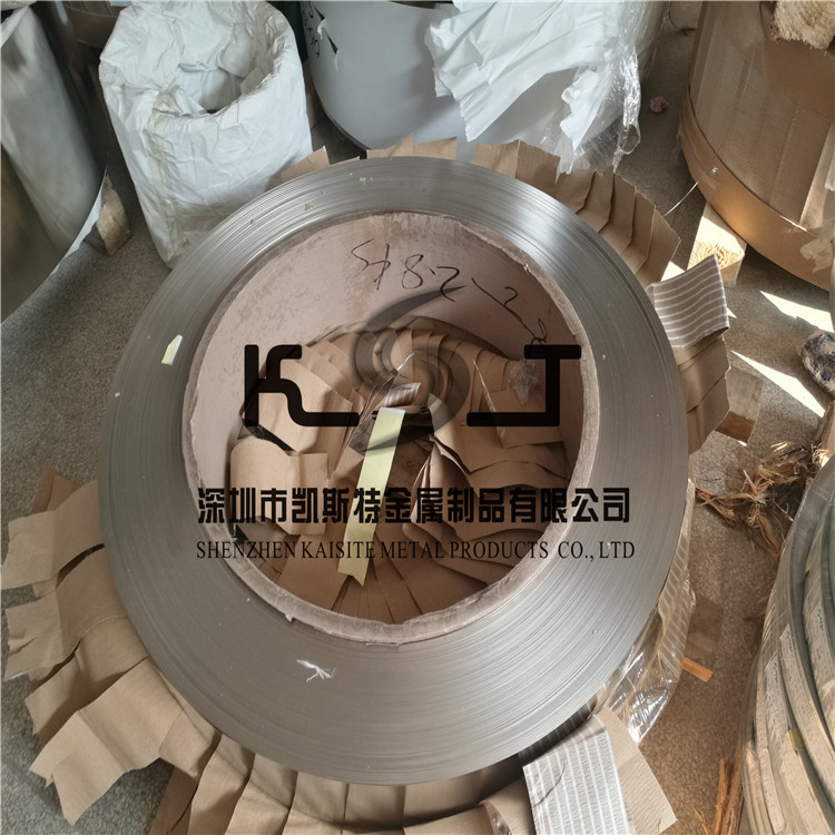 304镀镍不锈钢带  SPCC镀镍钢带 麻面哑面304DF镀镍不锈钢带