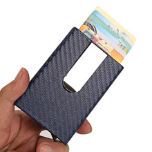 不锈钢铝合金竹碳纤皮美金夹夹币包简约美金包欧美创意钱夹卡包