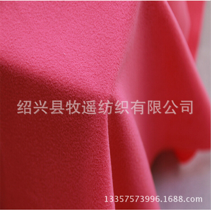 特级绒布纺织品 针织面经编 料金光绒 服装布料单面绒