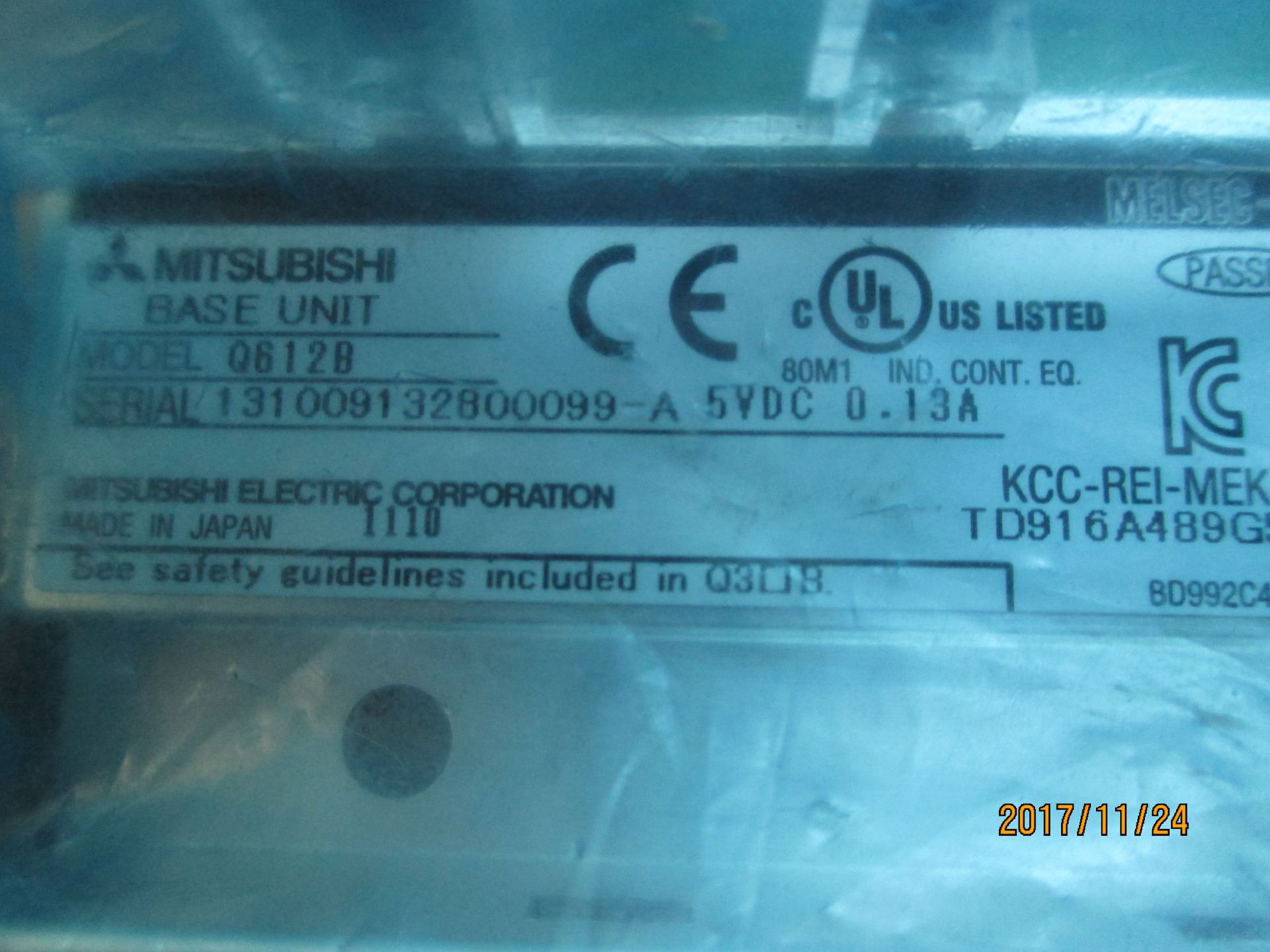 全新原装正品三菱PLC模块底板Q612B