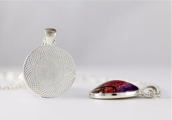 Beach Little Footprint Pendant Necklace