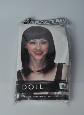 Peluca popular de estilo europeo y americano cos/fiesta fiesta fiesta de vacaciones casco fábrica cabello liso