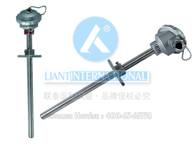 WZP2-320 装配式双支铂热电阻 PT100温度传感器 探头 中天 联泰