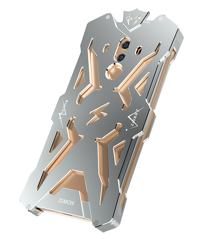 SIMON THOR Aviation Aluminum Alloy Shockproof Armor Metal Case Cover for Huawei Mate 10 Pro