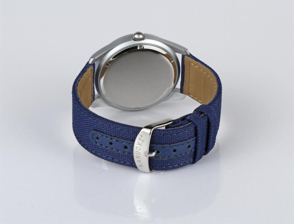 Relógio de quartzo masculino estilo militar clássico nylon_voghion.com