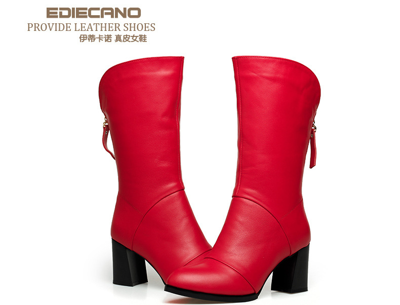 Bottes femme en En cuir - Ref 3355234 Image 31