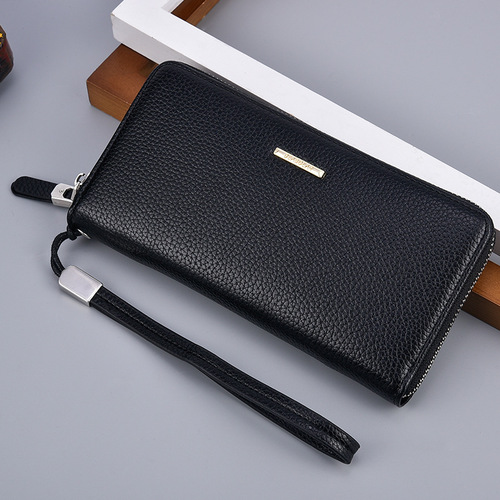 New Men's Long Wallet Wallet Business Casual Multifunctional Men's Handbag Wallet Wholesale Source