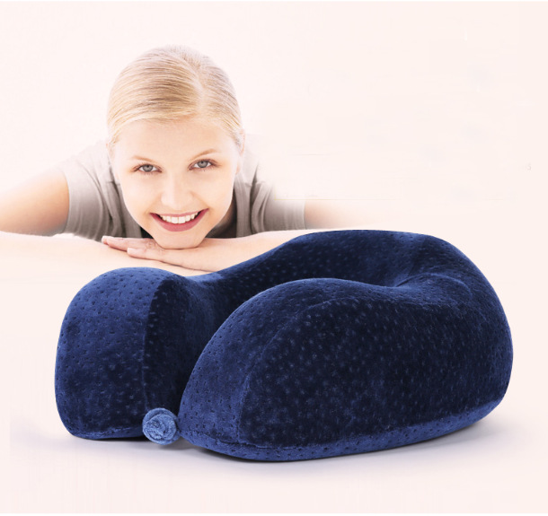 飞机旅游枕 慢回弹记忆棉汽车u型枕头 加厚护颈看电视脖子枕头芯