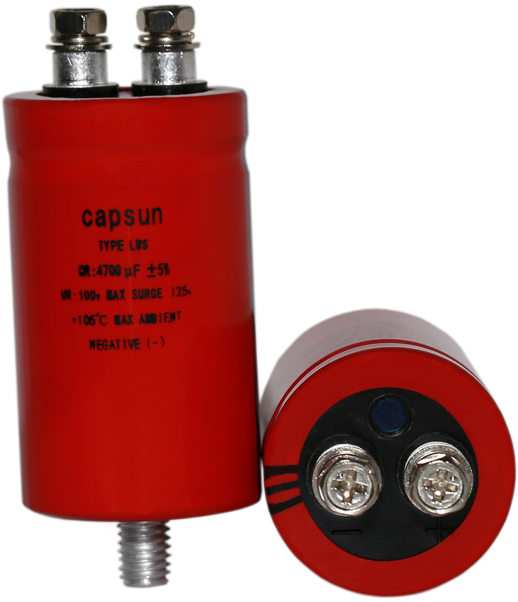 BC 1000UF100V电解电容 青佺电子 LCS/CD138 红色双头螺栓电容器