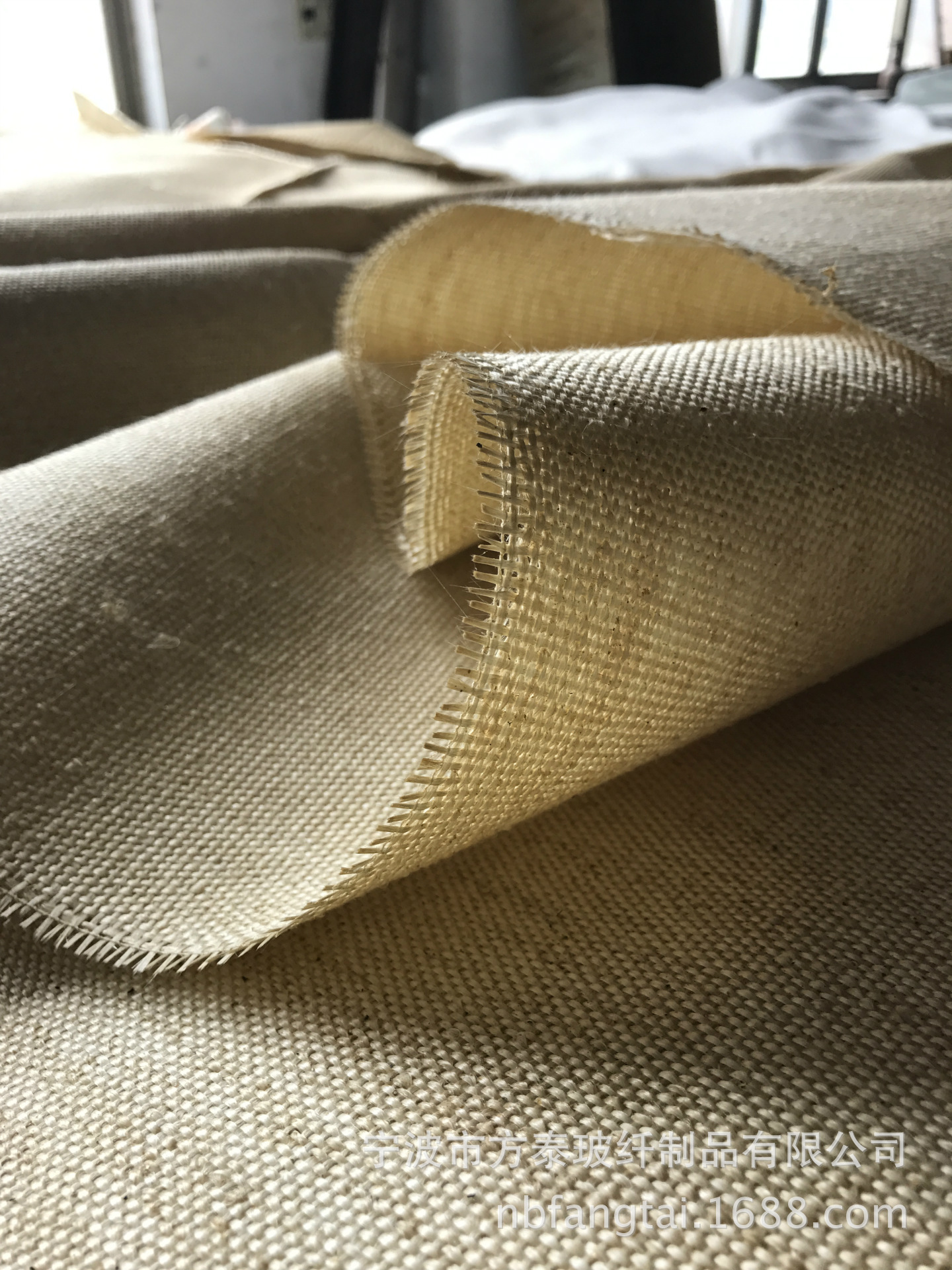 [Manufactor Homegrown supply high quality Vermiculite coating Fiberglass cloth Vermiculite Glass Fiber cloth