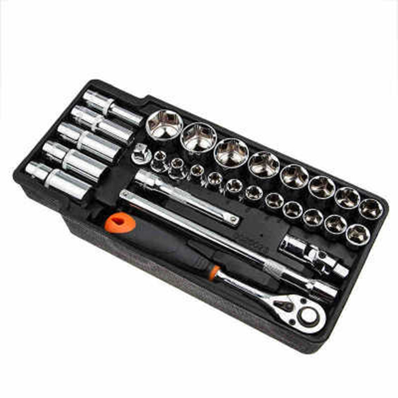 钢盾工具  29件套12.5mm系列套筒组合 S025023