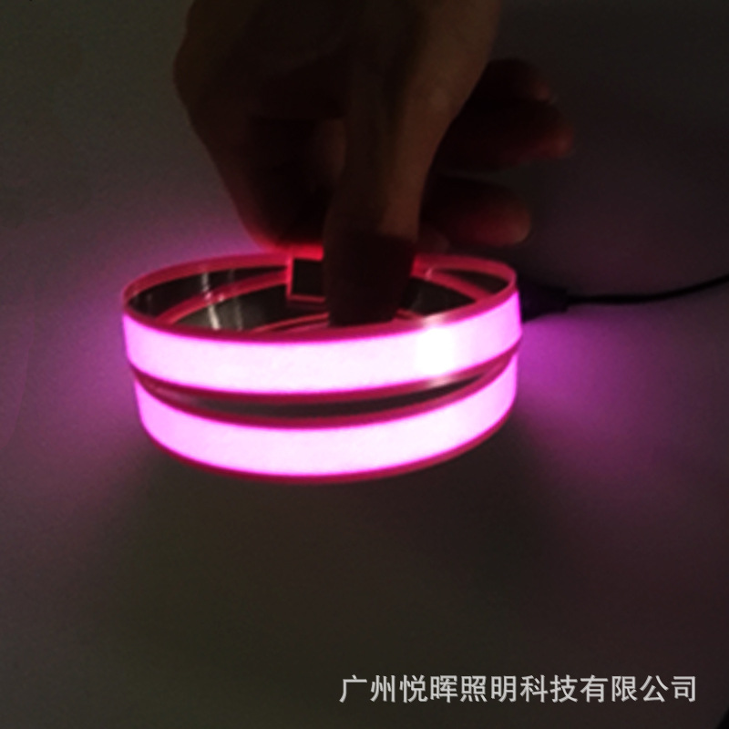 3V conductor EL tira de luz fría LED tira luminosa 60x1CM DIY tira luminosa decorativa ventas directas de la fábrica
