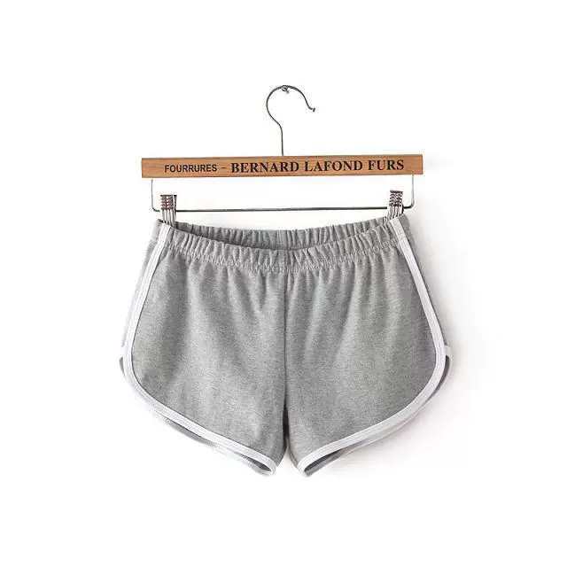 Sports Shorts Korean Style — Women's Summer Yoga & Gym Shorts, One Size, Stretch Waist