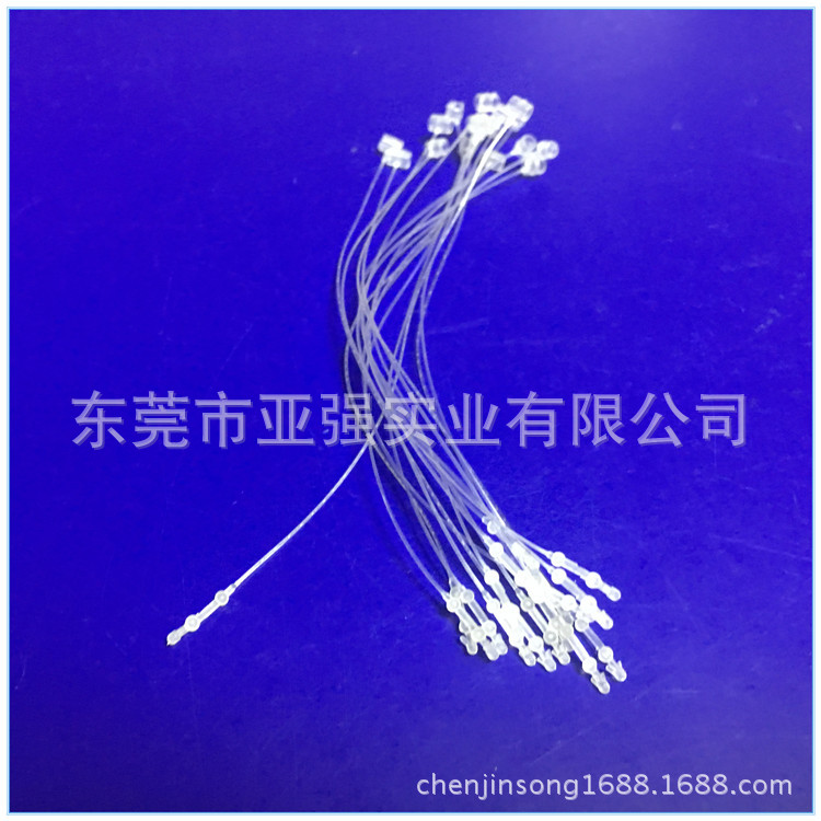 厂家批发通用尖头圆头手穿针吊牌线塑料子母扣服装胶针商标吊牌绳
