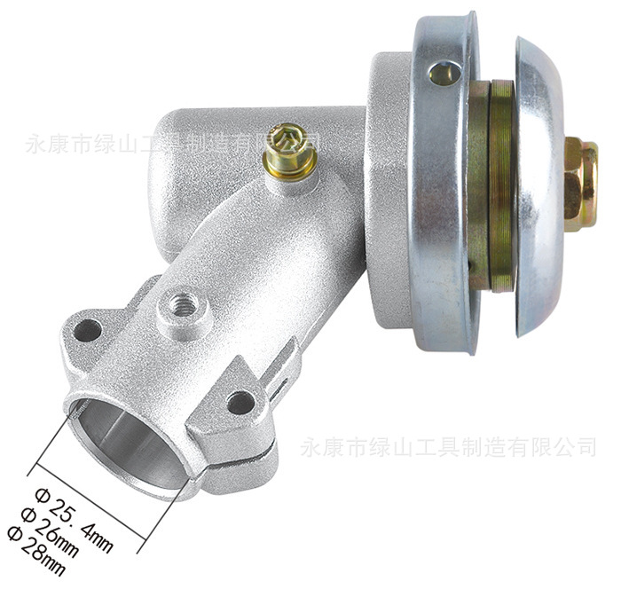 双耳割草机齿轮箱总成割灌机打草机收割机工作头配件厂家直供