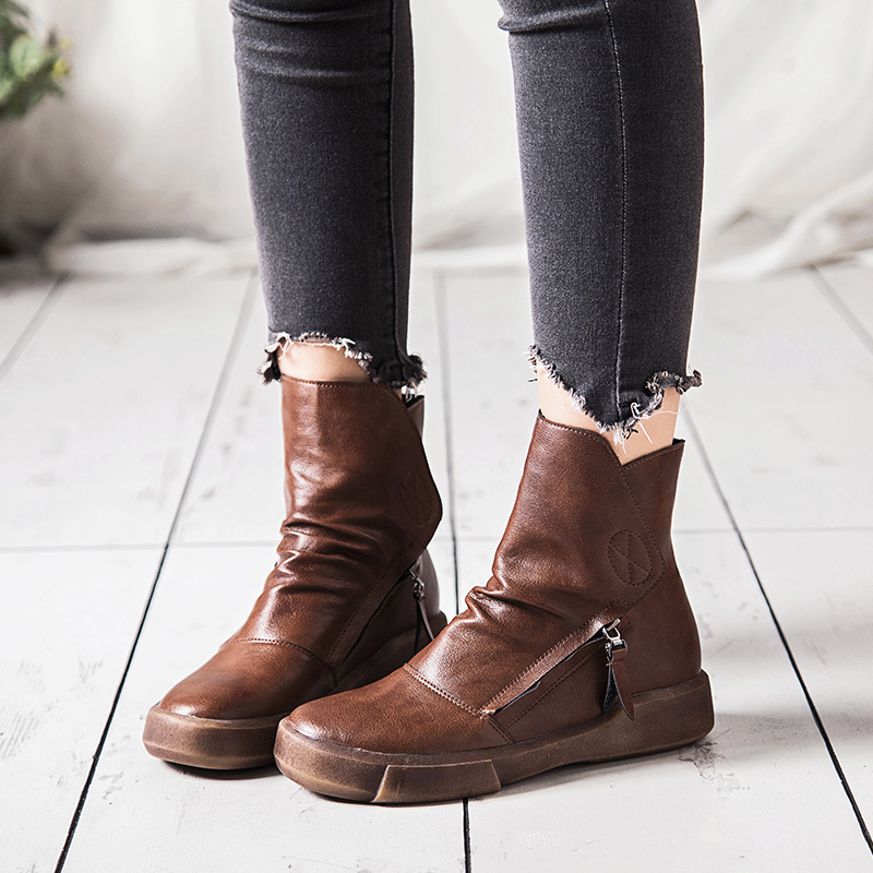 Bottes femme en PU artificiel - Ref 3355246 Image 4