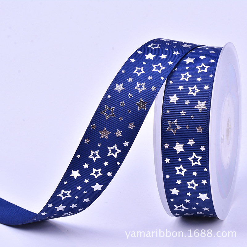 Yao Ming cinta de primavera tropical estilo serie caliente plata estrella costilla cinta hecha a mano DIY accesorios para el cabello accesorios de ropa