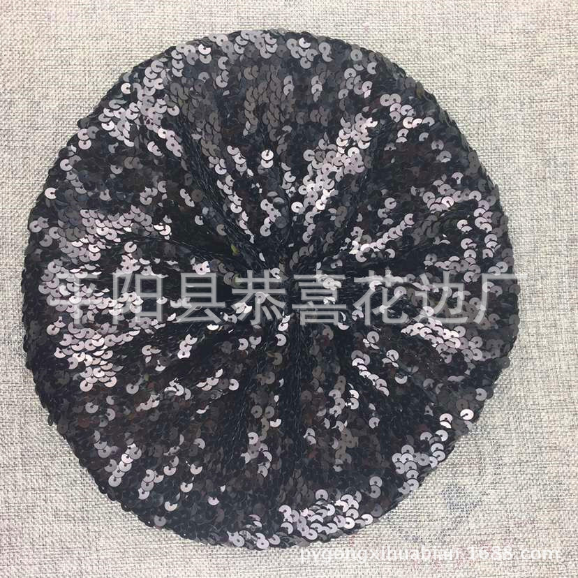 亮片贝雷帽