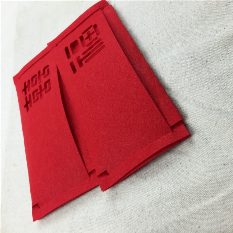 厂家供应毛毡包 毛毡婚庆红包 春节红包 可按需定作