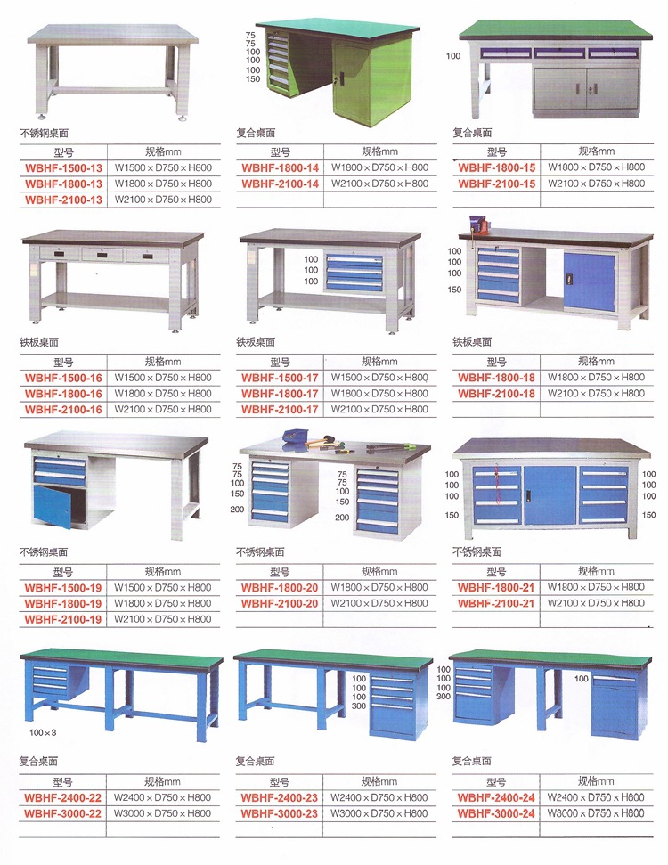 21重型工作桌
