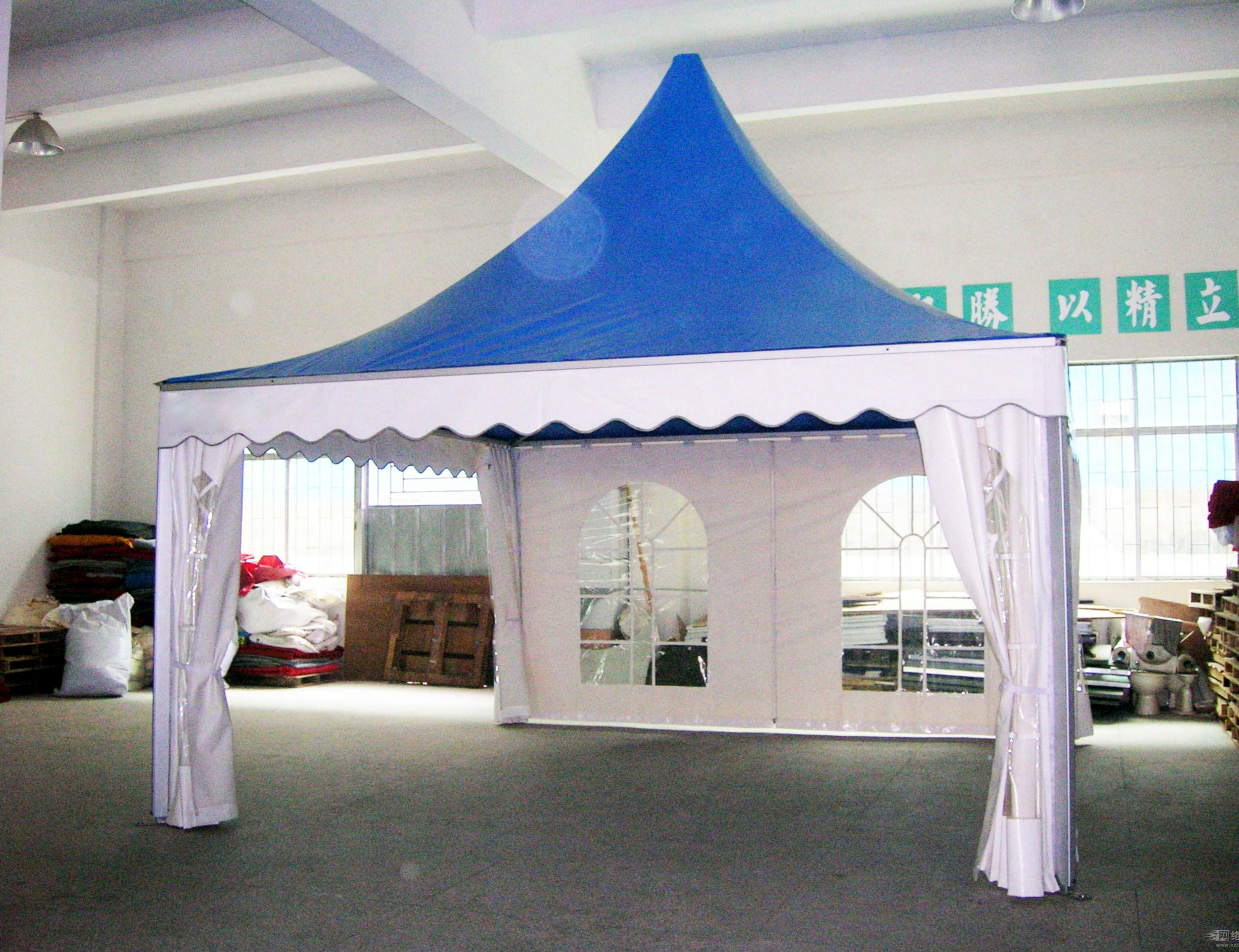 空心帐蓬 尖顶帐蓬 铝管帐蓬