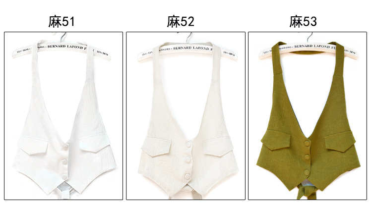 Gilet femme YUXI en Chanvre - Ref 3316349 Image 15