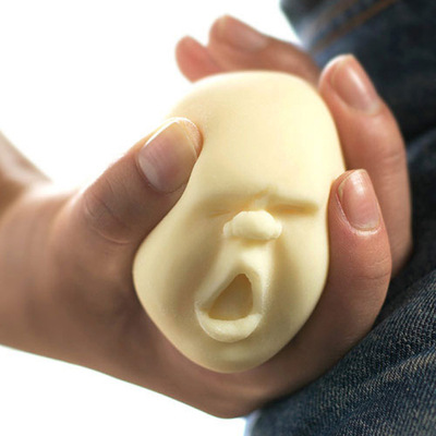Strange new toy Tricky Human face Doll Foreign trade Decompression Face vent ball decompression Vent ball Le tweak
