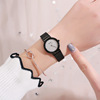 Steel belt, small dial, thin waterproof fashionable quartz women's watch