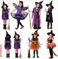ハロウィーン衣装欧米子供コスチューム子供コスチューム子供服女の子魔女コスチューム