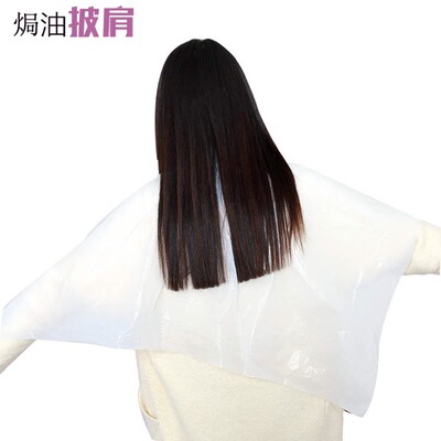 Manufactor Direct selling disposable Shawl 80*80 Dye hair Haircut Hairdressing disposable Collar Haircut Shawl
