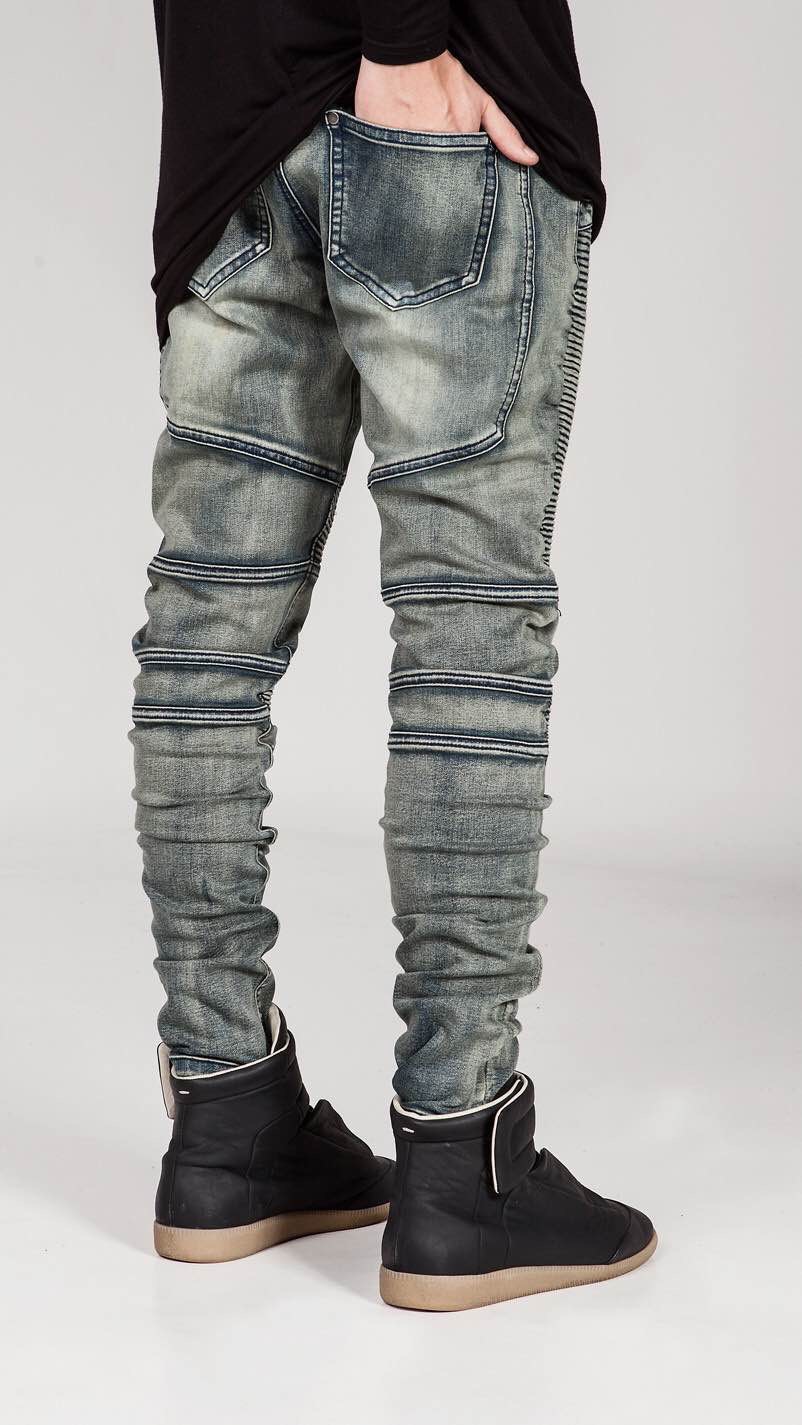 Biker Jeans Chao Brand Motorcycle Pants