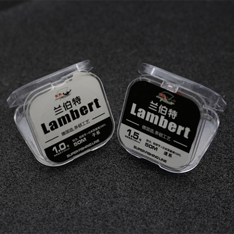 大量批发供应兰伯特日本进口高性能竞技专用主线子线黑坑线不卷曲