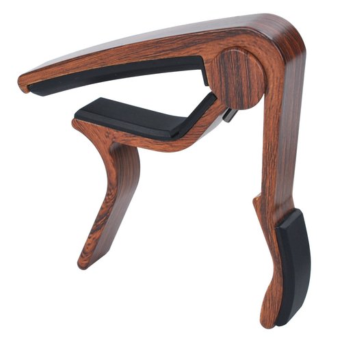 Amazon source Jidian folk guitar capo, acoustic guitar metal capo, wood grain capo manufacturer