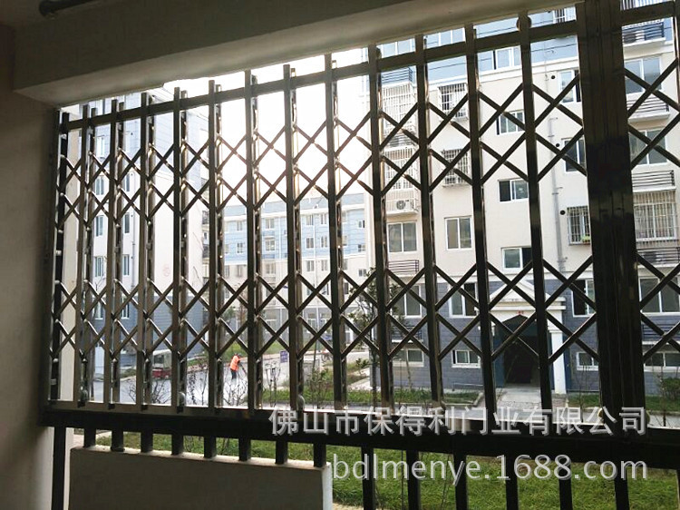 不锈钢拉闸门 防盗门窗 仓库推拉门 商铺门 折叠门-阿里巴巴