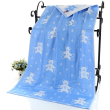 浴巾厂家批发三层纱布提花卡通浴巾棉舒适儿童多款选浴巾跨境货源