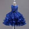 Small princess costume, evening dress, flower girl dress, European style, tutu skirt