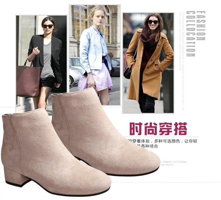 Bottes femme JIN CANSHUO en Daim - Ref 3355462 Image 15