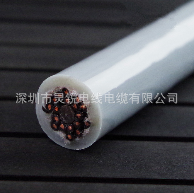 2芯/3芯/4芯/5芯/6芯耐磨耐油硅胶线 24AWG 0.2平方硅胶线