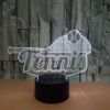 Tennis LED table lamp, 3D, Birthday gift