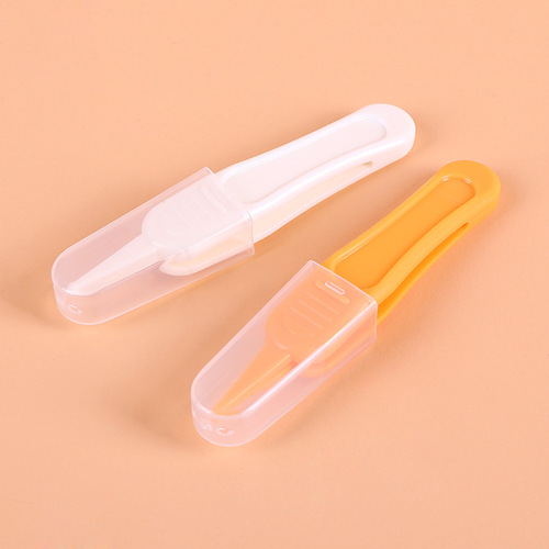 New product baby booger clip baby daily care cleaning tweezers safety round head clip