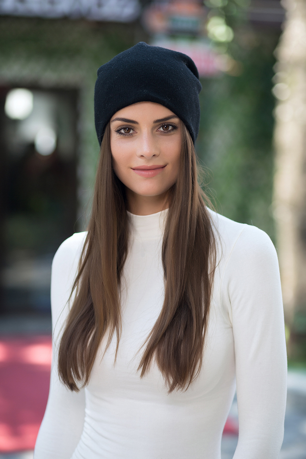 Cashmere solid color knitted hat  NSTQ21384