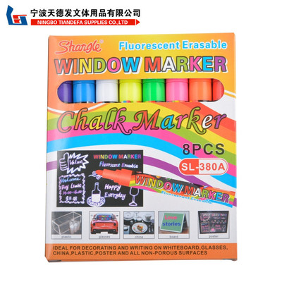 valve Glass marker pen 8 colors box-packed colour Hand drawn liquid chalk led Advertising Pen marker pen