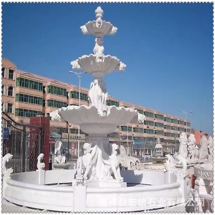 石雕喷泉