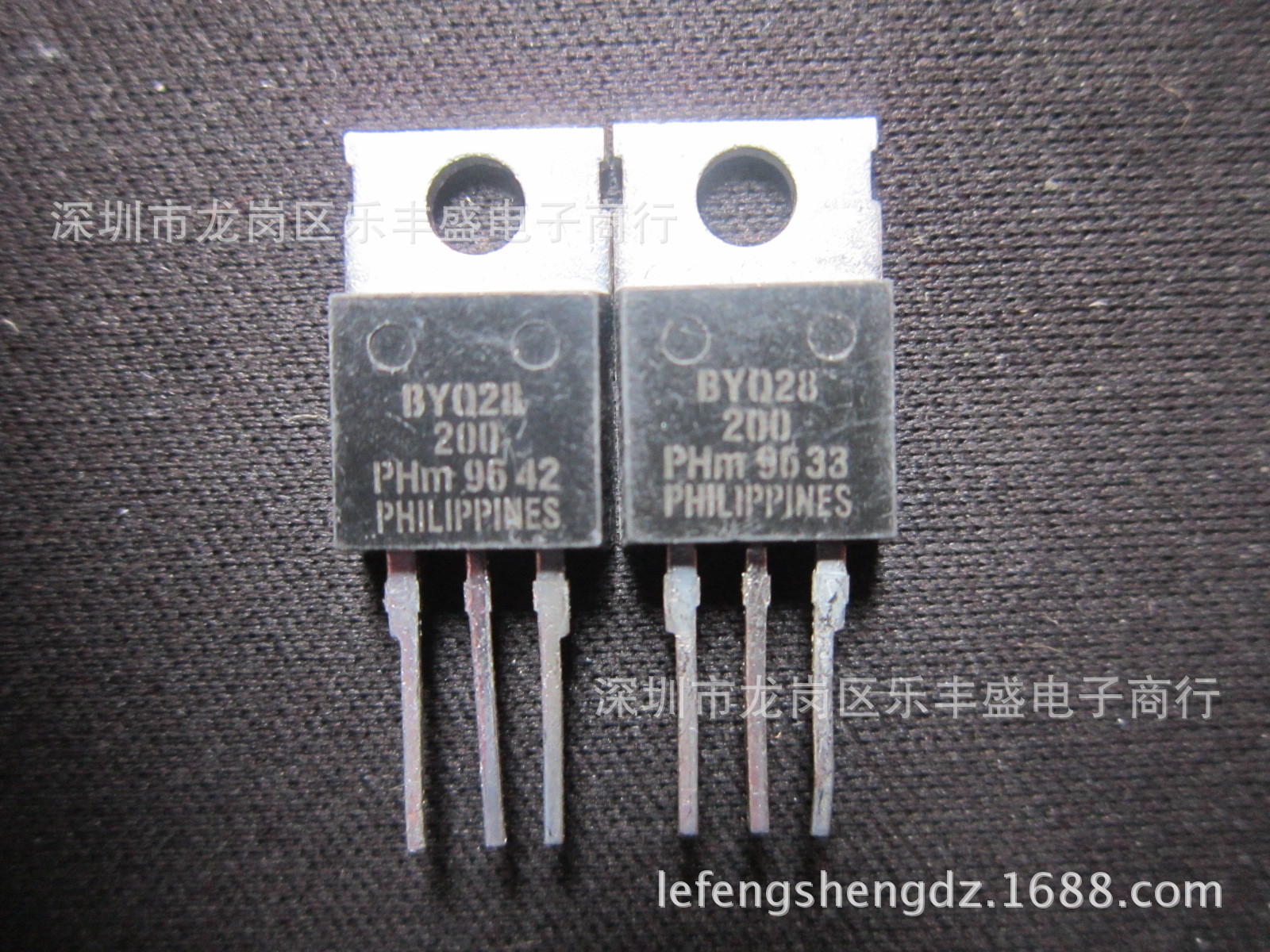 BYQ28-200 拆机 TO-220 超快速二极管 整流器 10A 200V